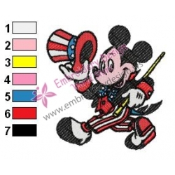 Mickey Mouse Cartoon Embroidery 73